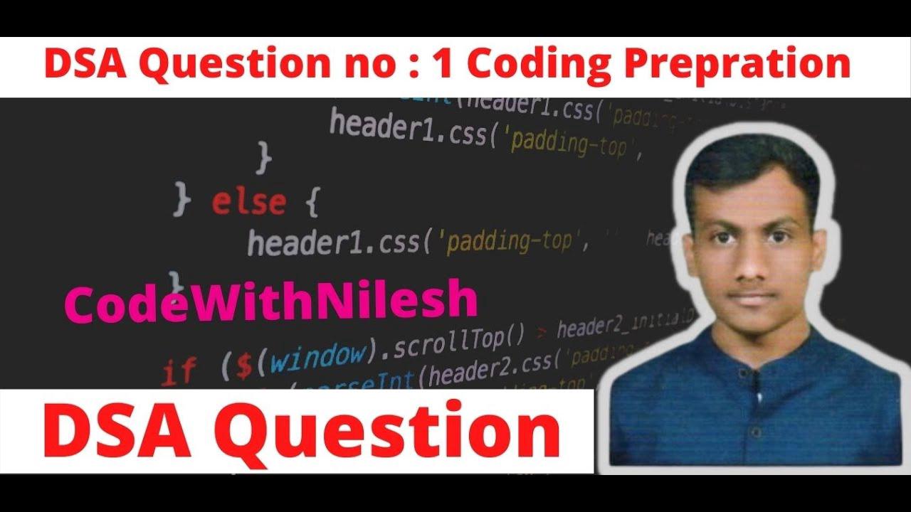 'Video thumbnail for Que No:4 DSA |Reverse The Array to Right | Array interview & coding question Dsa & Algo Free Course'