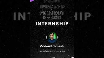 'Video thumbnail for Infosys Internship Offer | Project Based Internship at Infosys | Infosys Springboard Internship'