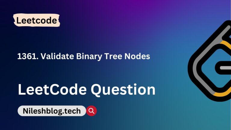 1361. Validate Binary Tree Nodes