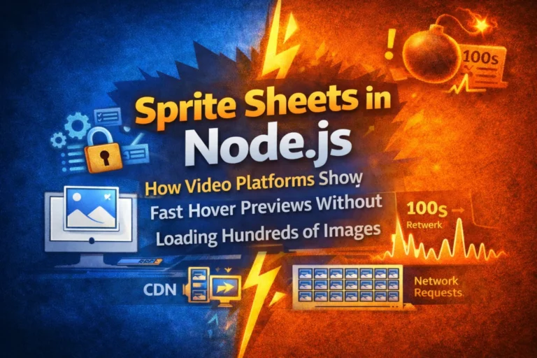 Sprite Sheets in Node.js: How Video Platforms Show Fast Hover Previews Without Loading Hundreds of Images