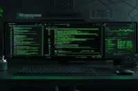 Screenshot‑style cover showing BullMQ monitoring and debugging details with a Grafana dashboard in a dark developer workspace.