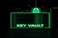 A dark‑mode developer scene featuring a glowing terminal and holographic lock symbolizing secure multi‑tenant API keys for Google ADK in 2026.