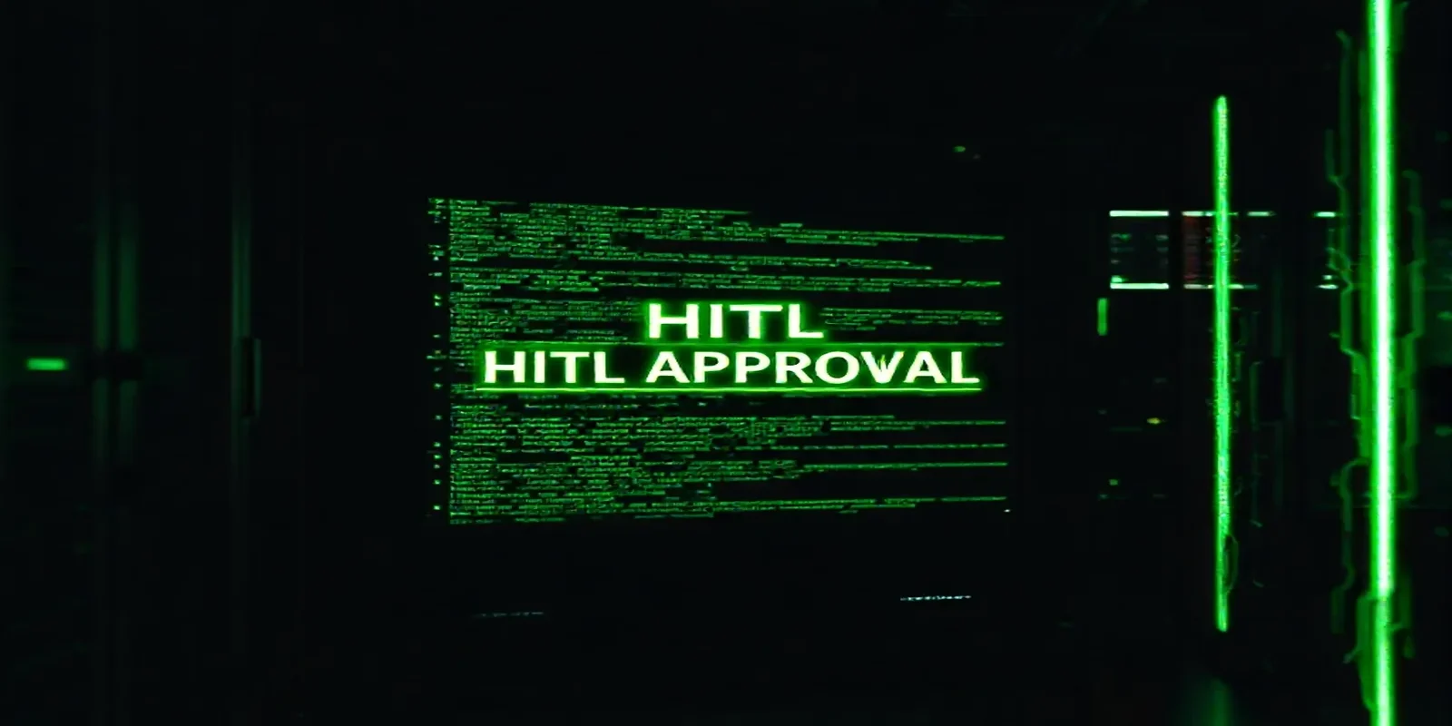 Dark developer‑styled cover image illustrating HITL approval workflows for ADK agents (2026 guide).