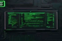 A dark developer‑style cover image featuring a glowing terminal and the phrase “HITL WORKFLOW,” illustrating human‑in‑the‑loop AI workflows.