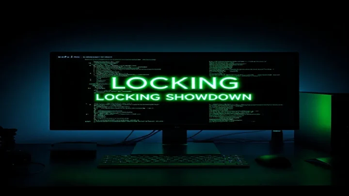A dark‑mode developer scene with a glowing terminal and neon green accents illustrating optimistic vs pessimistic locking in JavaScript ORMs.