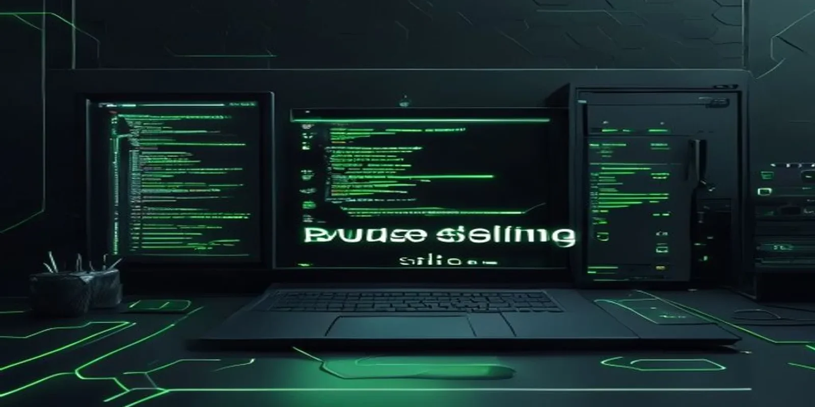 A dark‑mode developer scene highlighting a glowing terminal showing webpack configuration, illustrating how to optimize Webpack bundle size for React apps.