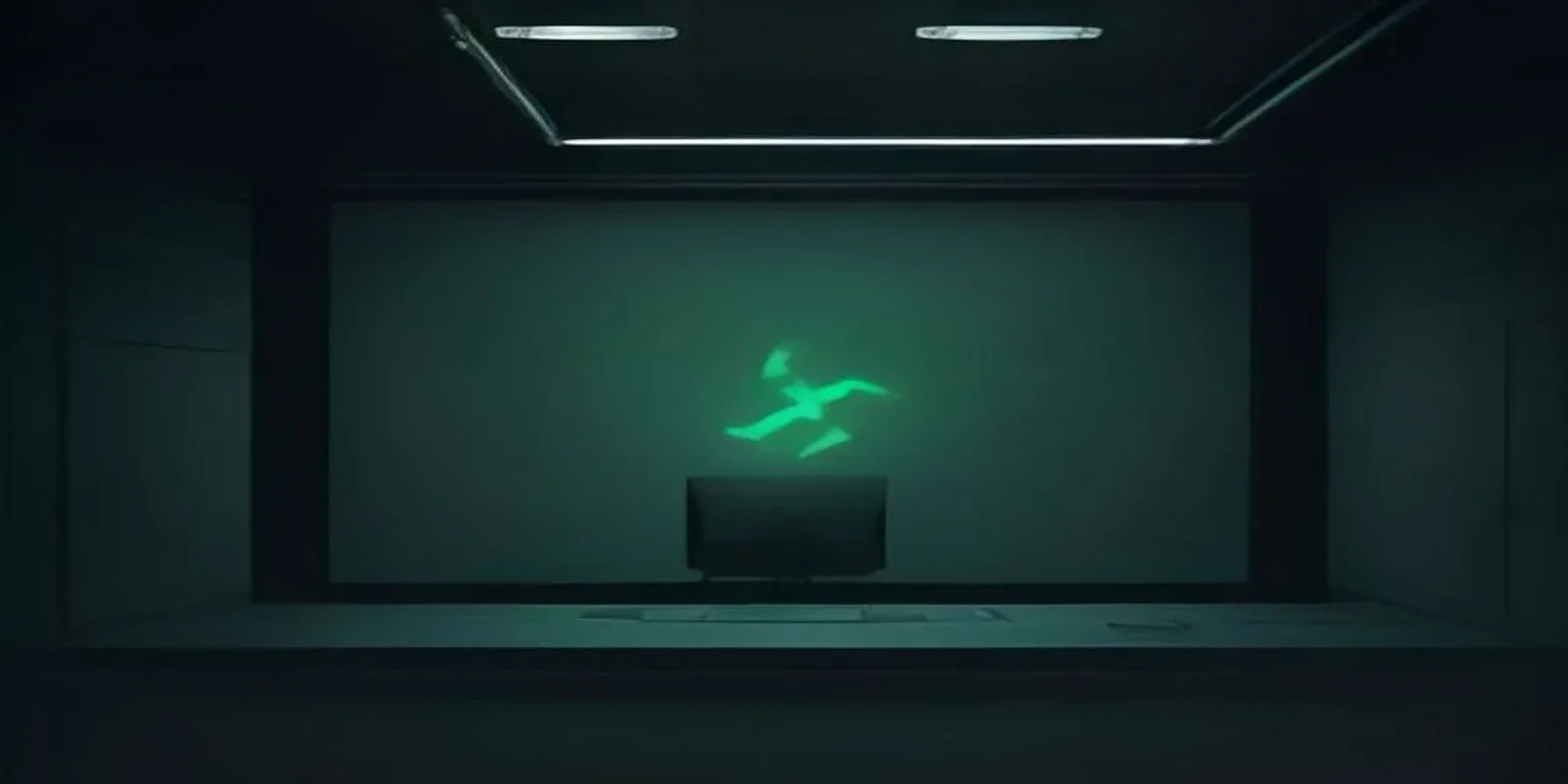A dark‑mode developer scene with a glowing terminal and neon green accents visualizes AI Agent Canary Deployment practices.