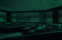A dark‑mode developer workspace featuring a glowing terminal with Kubernetes CI/CD code and neon green accents, highlighting the concept of AI agents in Kubernetes pipelines.