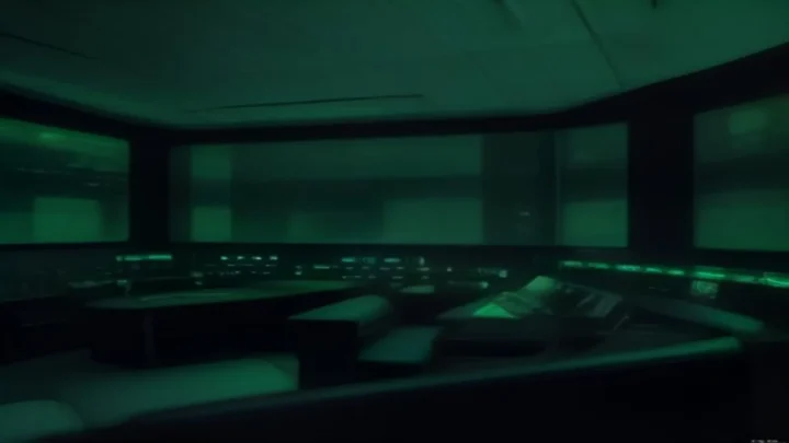 A dark‑mode developer workspace featuring a glowing terminal with Kubernetes CI/CD code and neon green accents, highlighting the concept of AI agents in Kubernetes pipelines.