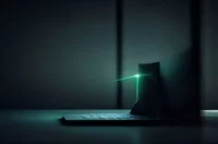 A dark‑mode developer scene with a glowing terminal and neon‑green accents highlighting the phrase “EMULATOR BOOST,” illustrating how to speed up a slow Android Emulator.