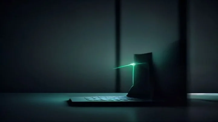 A dark‑mode developer scene with a glowing terminal and neon‑green accents highlighting the phrase “EMULATOR BOOST,” illustrating how to speed up a slow Android Emulator.