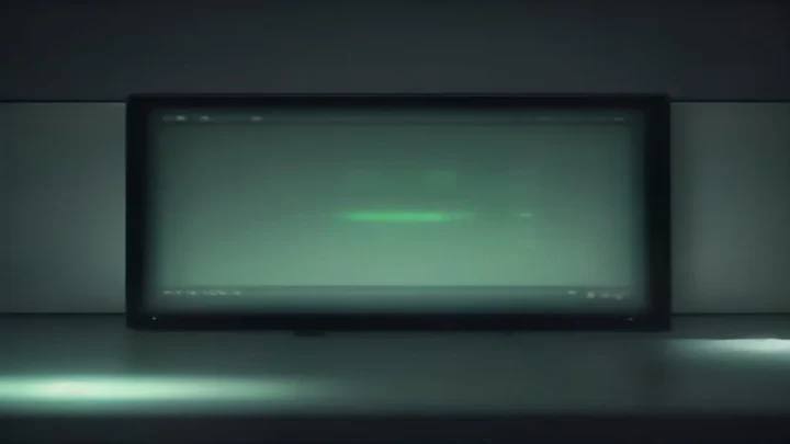 Dark developer workstation with a glowing terminal and neon‑green accents, featuring the bold label TOP FRAMEWORKS to illustrate the best Android frameworks of 2026.