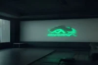 A dark developer-themed cover illustrating Docker image optimization for Harness and Flutter in 2026, featuring a glowing terminal and neon green accents.