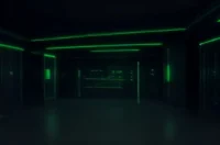Dark developer workspace with a glowing terminal and neon‑green accents illustrating event‑driven architecture message loss tracing fixes 2026.