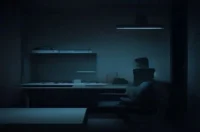 A dark‑mode developer workspace featuring a glowing terminal and neon‑green accents illustrating Flutter AI‑driven error recovery strategies.