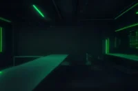 A dark developer workstation with a glowing green terminal and the phrase “AI SPEED HACKS,” illustrating Flutter Web AI Inference performance hacks.