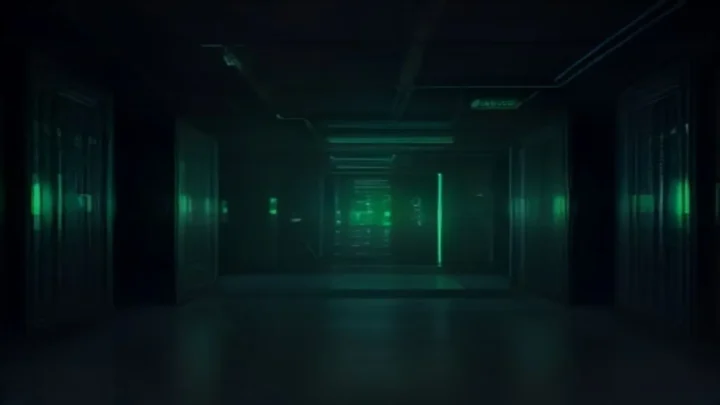 A dark‑mode developer scene featuring sleek black servers, a glowing green terminal and neon #3ecf8e accents, overlaid with the bold label “MULTI‑REGION AI” to represent multi‑region AI deployment.