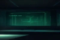 Dark‑mode developer scene visualizing Jetpack Compose vs XML 2026 benchmark comparison.