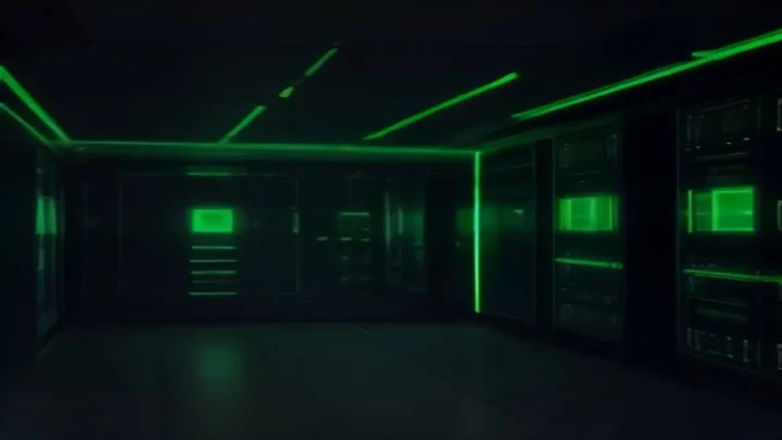 Dark‑mode developer workspace featuring a neon‑green glowing terminal with Kafka logs and a centered “KAFKA PIPELINE” label, illustrating a scalable Kafka Go UGC pipeline for 2026.