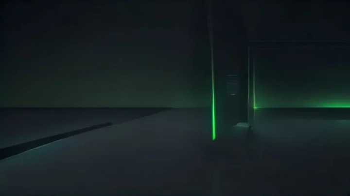 A dark‑mode developer scene with a glowing terminal showing Kubernetes StatefulSet and Deployment YAML, highlighted in neon green, illustrating the “Kubernetes StatefulSet vs Deployment” comparison.