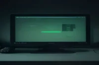 A dark‑mode developer workstation scene highlighting “ManiatureProDT Integration” with neon green accents and the overlay label “AI DASHBOARD TIPS”.