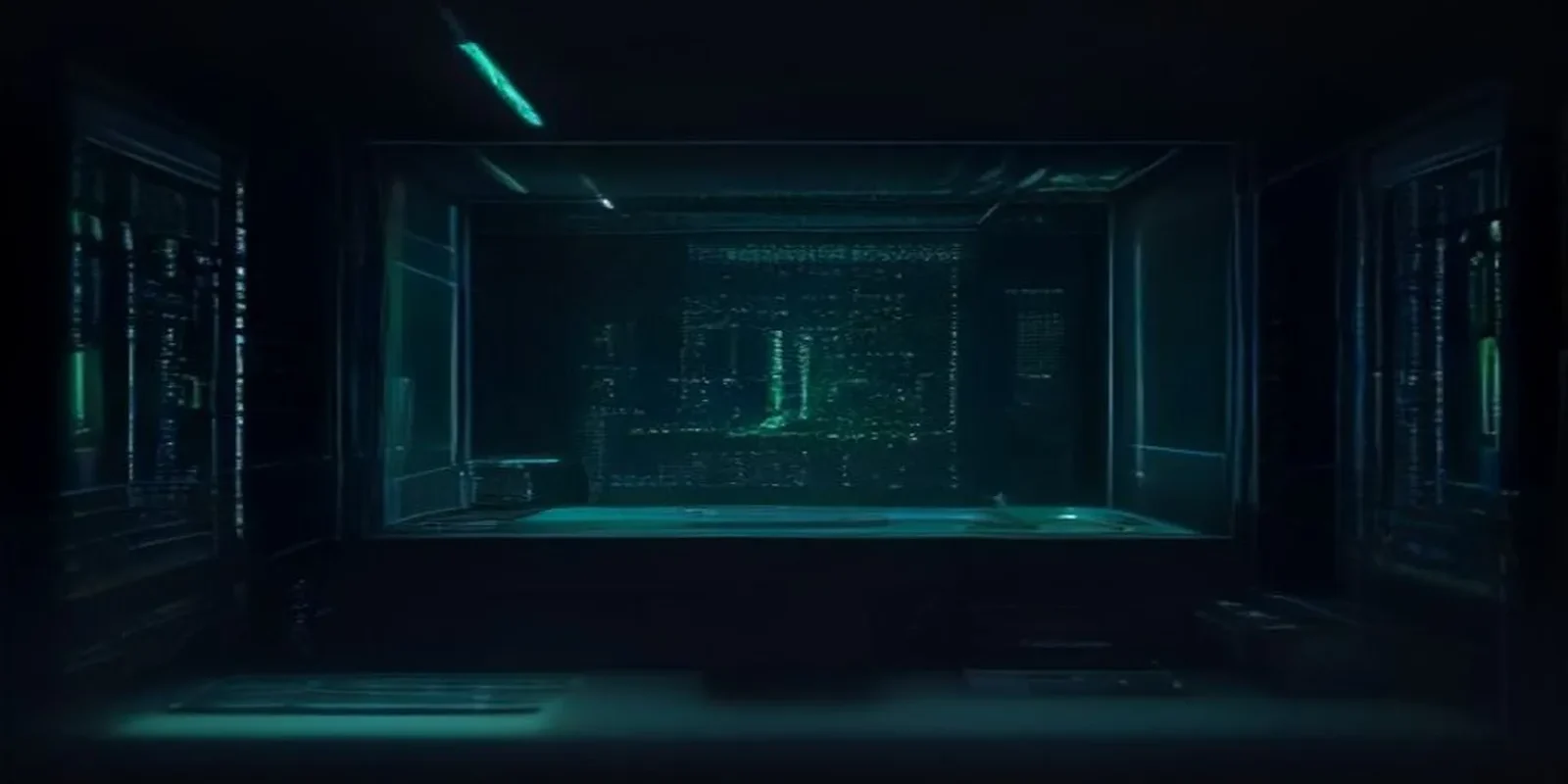 Dark developer workspace with a glowing terminal and neon‑green accents visualizing the MCP vs A2A choices for 2026.