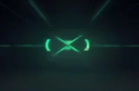 A dark‑mode developer workstation illustration highlighting the comparison of open‑weight vs API models with neon‑green accents and the label “COST PERFORMANCE”.
