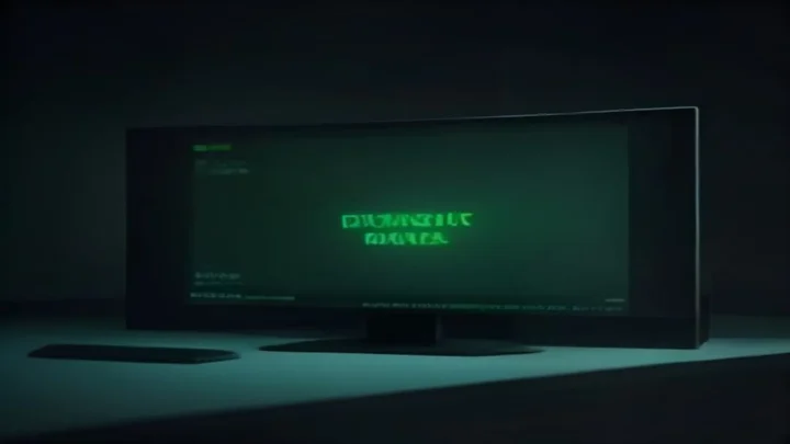 Illustrative dark‑mode scene depicting partial billing failures in AI workflows with a glowing terminal and neon green accents.