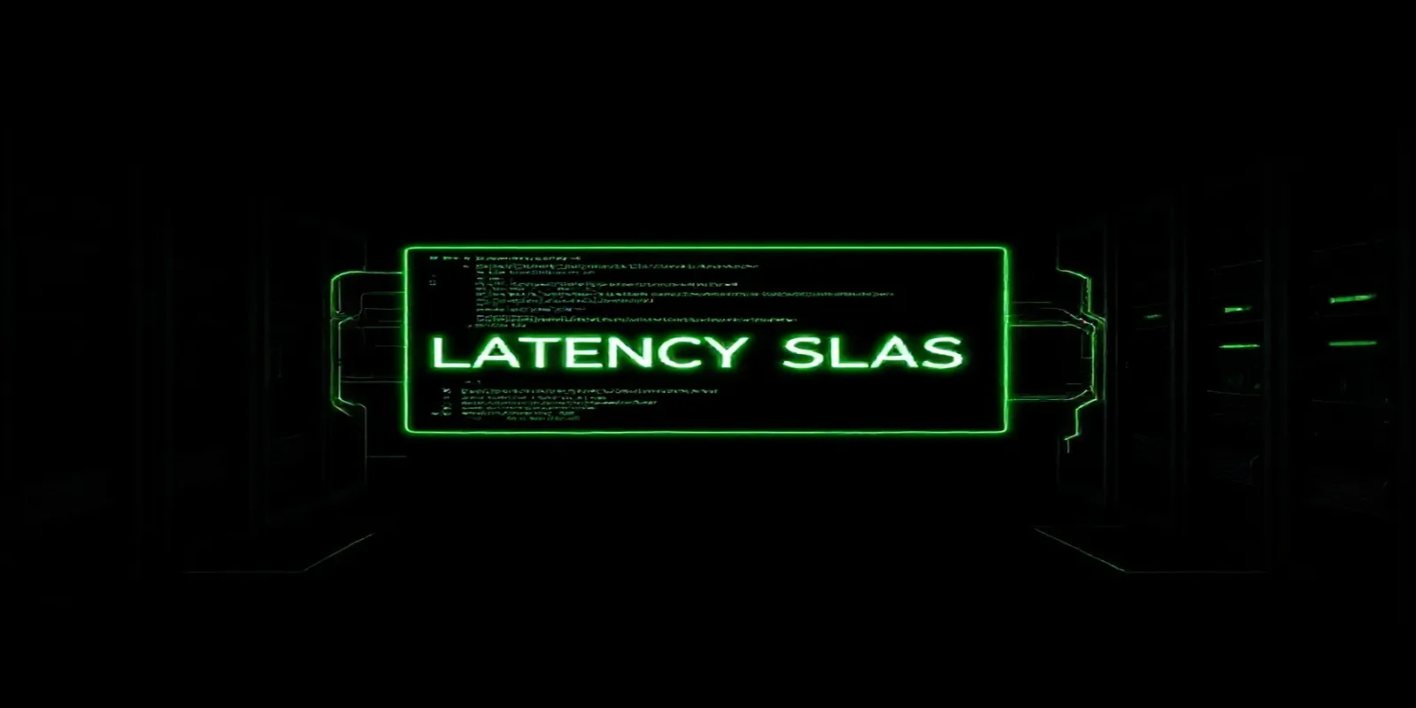 A dark developer‑style cover image featuring a glowing terminal and neon‑green accents to illustrate Redis Caching Patterns, with the punchy label “LATENCY SLASH” centered.