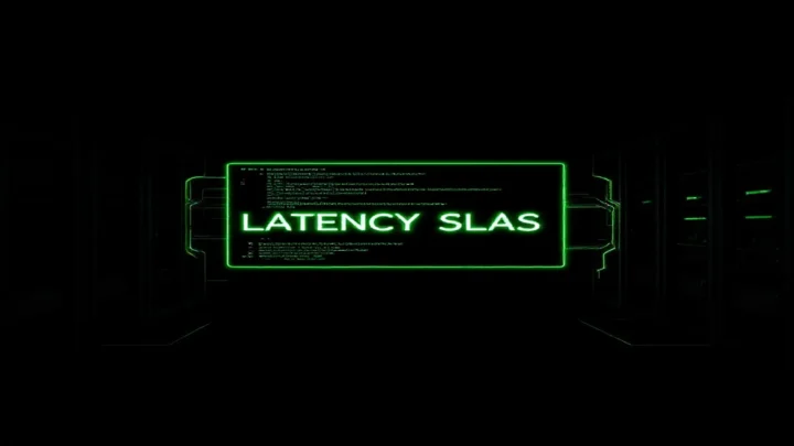 A dark developer‑style cover image featuring a glowing terminal and neon‑green accents to illustrate Redis Caching Patterns, with the punchy label “LATENCY SLASH” centered.