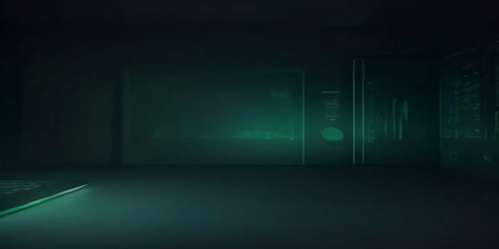 A dark developer‑style illustration featuring a glowing green terminal and a faint holographic hostel outline, centered around the bold “HOSTEL SAGA” label, representing the Saga Pattern for resilient hostel booking.