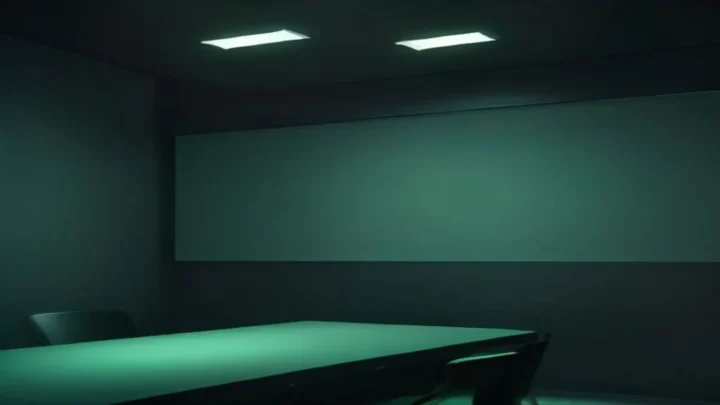 A dark‑mode developer scene illustrating Serverless vs Kubernetes decision rules for 2026 automation, featuring a glowing terminal, sleek hardware and neon green accents.