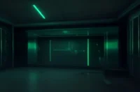 Dark developer‑style illustration showing a glowing green terminal and sleek server hardware with the caption “MESH LATENCY”, visualizing service mesh latency issues and AI agent fixes.
