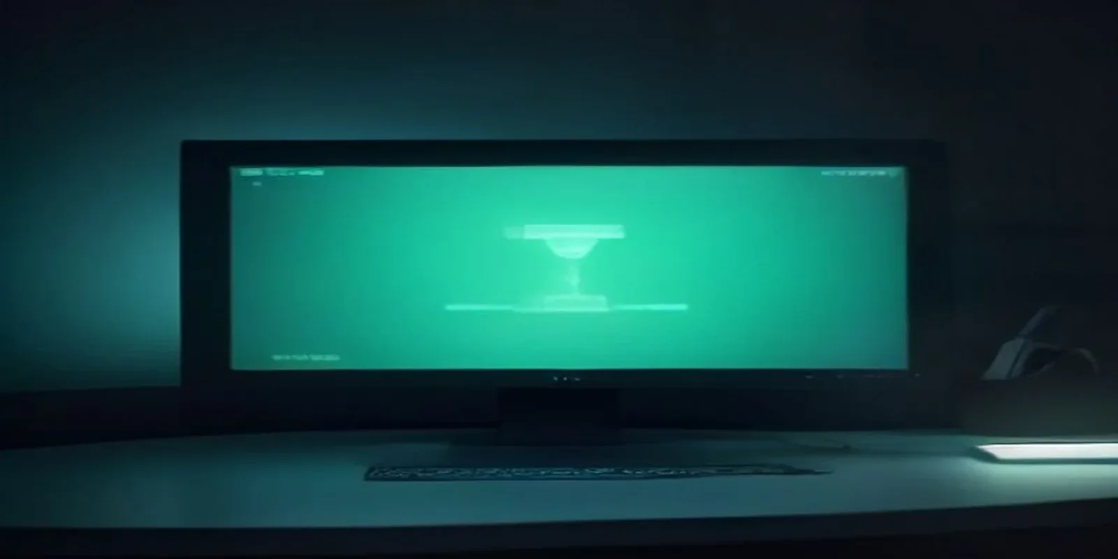 A dark‑mode developer workspace illustration highlighting a soft deletion audit trail in Go and Postgres, featuring a glowing green terminal and the centered label “SOFT AUDIT”.