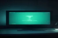 A dark‑mode developer workspace illustration highlighting a soft deletion audit trail in Go and Postgres, featuring a glowing green terminal and the centered label “SOFT AUDIT”.