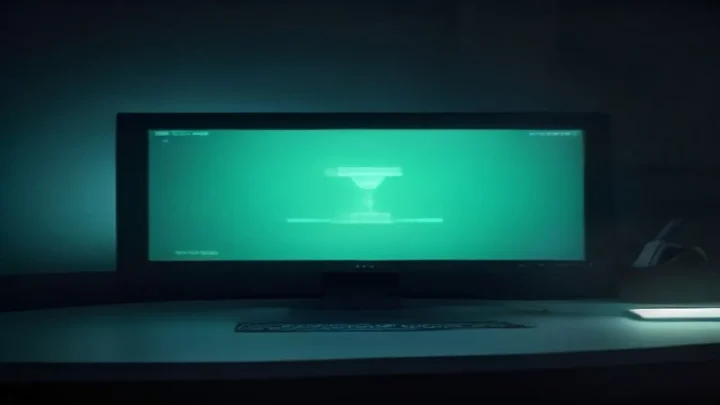 A dark‑mode developer workspace illustration highlighting a soft deletion audit trail in Go and Postgres, featuring a glowing green terminal and the centered label “SOFT AUDIT”.