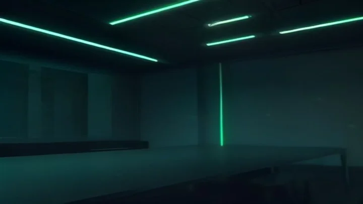 A dark developer workspace with a glowing terminal showing Kubernetes StatefulSet and Deployment code, featuring the neon‑green label “STATEFUL VS DEPLOY” centered for the article on StatefulSets vs Deployments in Kubernetes.