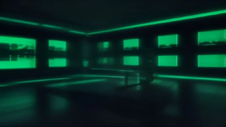 Dark‑mode developer scene with a glowing terminal and sleek black server hardware highlighted by subtle neon green accents, illustrating zero‑downtime deployment for stateful AI agents.