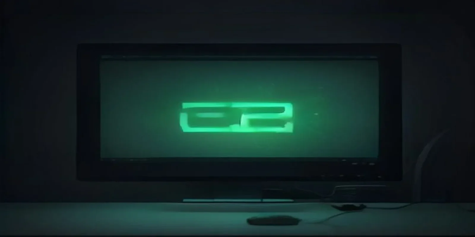 A dark‑mode developer scene illustrating zero downtime deployments for AI agents, featuring a glowing green terminal and a centered neon “ZERO DOWNTIME” label.
