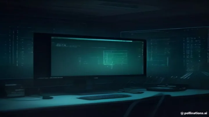 A futuristic dark-mode blog cover featuring glowing green text about AI agents for sales automation.