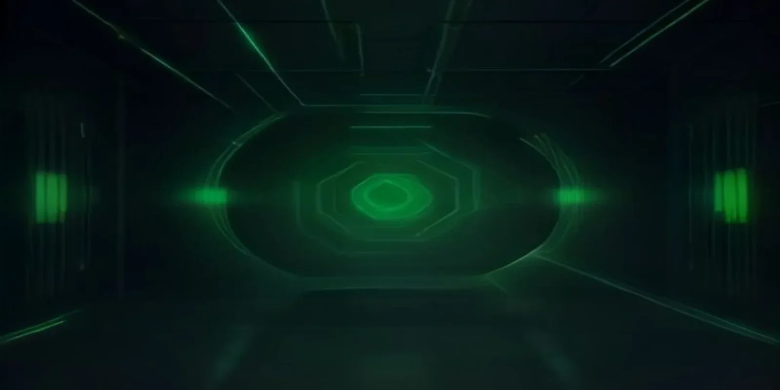 A dark-mode developer terminal display featuring a glowing green labyrinth and the text Wumpus World, illustrating the classic Wumpus World AI problem.