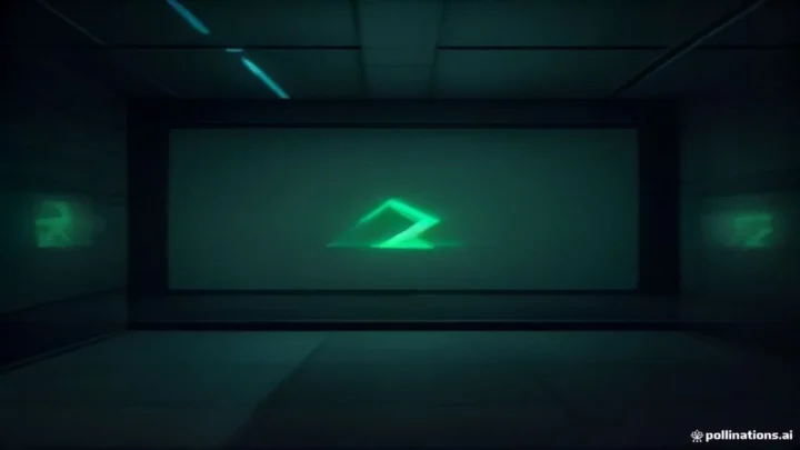 Dark developer desk with glowing green terminal and sleek hardware; centered neon green “AGENT ROLLBACK” label.