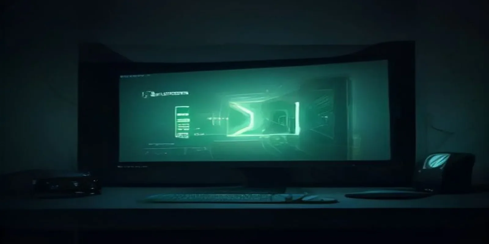 Dark developer workstation with glowing green terminal, Python code, and bold "AUTO ANNOTATE" text centered.