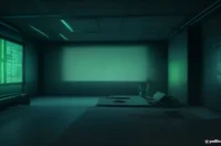 Dark‑mode developer scene with a glowing terminal and sleek hardware accented in neon green, illustrating the Claude AI GUI Agent building a real‑time Linux copilot (2026).