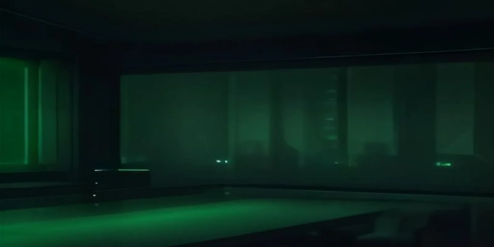 A dark‑mode developer workspace featuring a glowing green terminal and neon accents, highlighting the concept of building a GUI agent with Claude and Playwright.