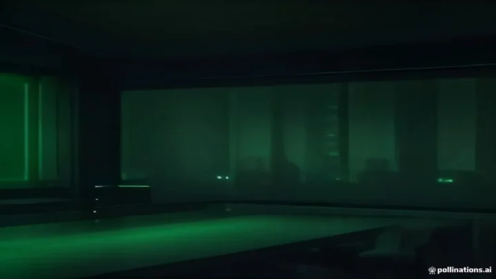 A dark‑mode developer workspace featuring a glowing green terminal and neon accents, highlighting the concept of building a GUI agent with Claude and Playwright.