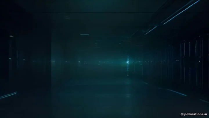 Glowing green terminal displaying "NVMe OFFLOAD" text over a dark, sleek server hardware background.