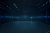 Glowing green circuit schematic on a dark background with bold text reading MEMORY LAYOUT.