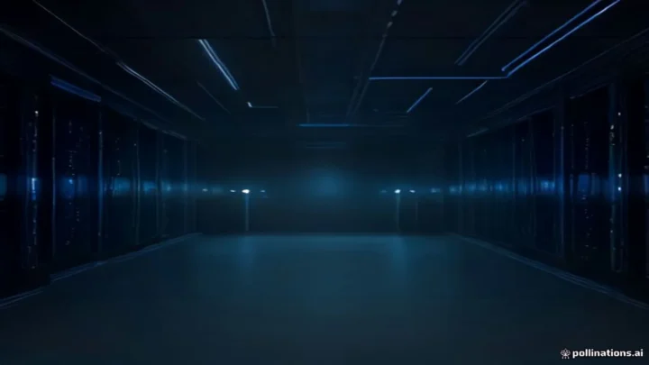 Glowing green circuit schematic on a dark background with bold text reading MEMORY LAYOUT.