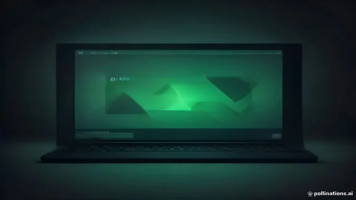 Dark terminal display with glowing green text 'SEMANTIC CACHE' and neon code graphics.